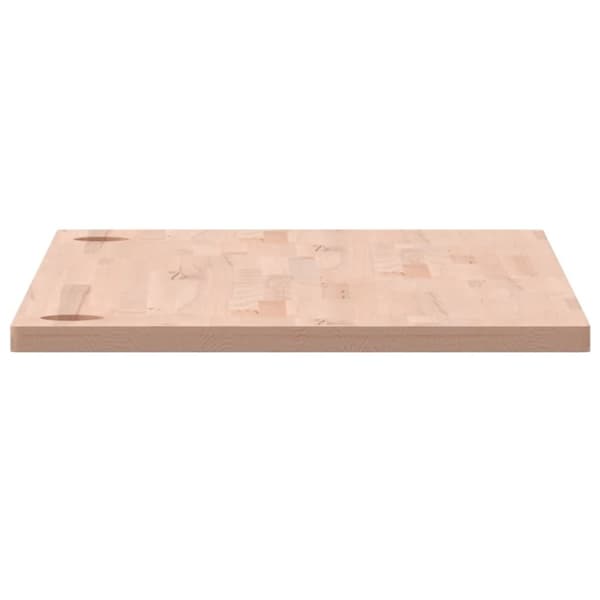 vidaXL skrivebordsplade 110x55x2,5 cm massivt bøgetræ