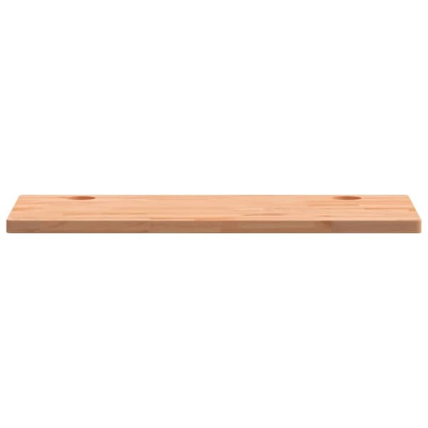 vidaXL skrivebordsplade 110x55x2,5 cm massivt bøgetræ