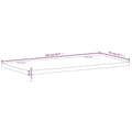 Miniatyrbillede 6 af 7: vidaXL skrivebordsplade 110x55x2,5 cm massivt bøgetræ