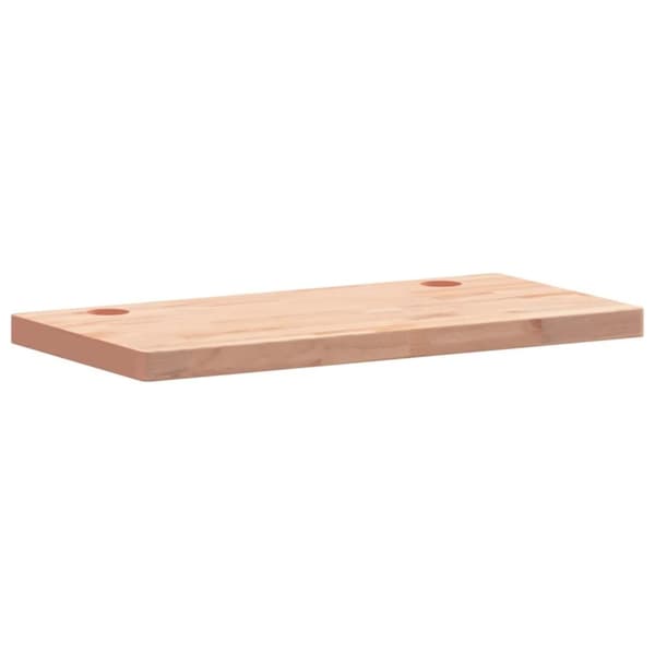vidaXL skrivebordsplade 100x50x4 cm massivt bøgetræ