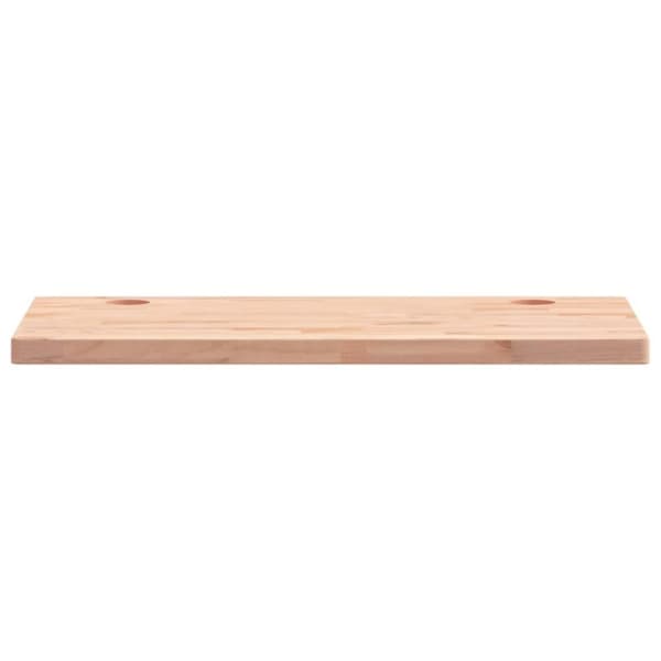 vidaXL skrivebordsplade 110x60x4 cm massivt bøgetræ