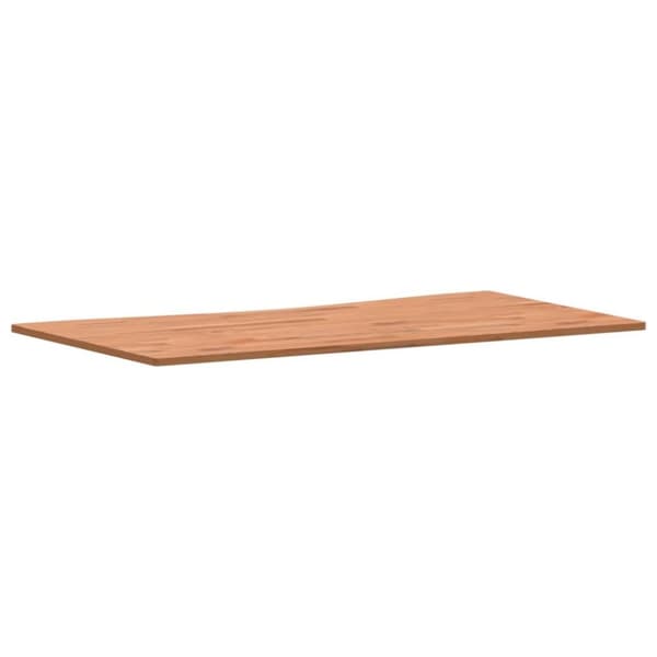 vidaXL skrivebordsplade 110x(55-60)x1,5 cm massivt bøgetræ