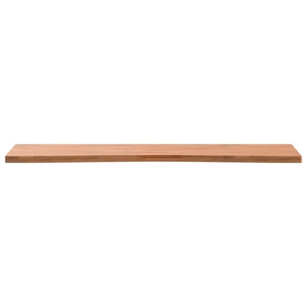 vidaXL skrivebordsplade 110x(55-60)x2,5 cm massivt bøgetræ