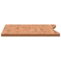 Miniatyrbillede 4 af 8: vidaXL skrivebordsplade 110x(55-60)x2,5 cm massivt bøgetræ