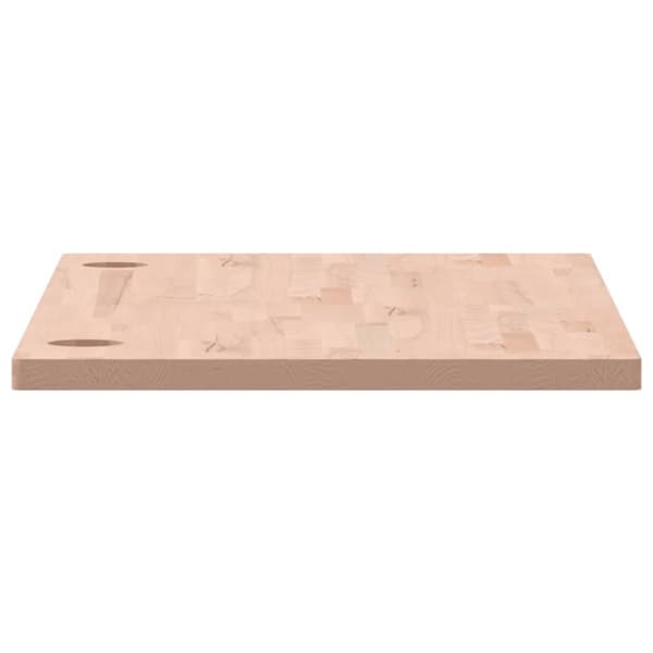 vidaXL skrivebordsplade 100x50x2,5 cm massivt bøgetræ
