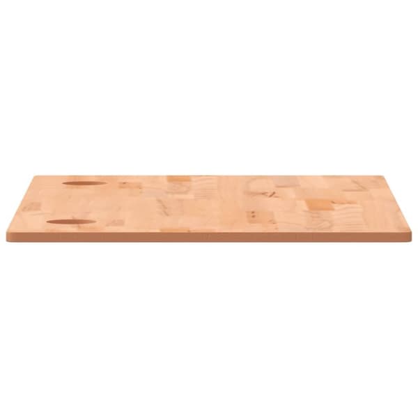 vidaXL Bordsskiva 110x60x1,5 cm massivt bokträ