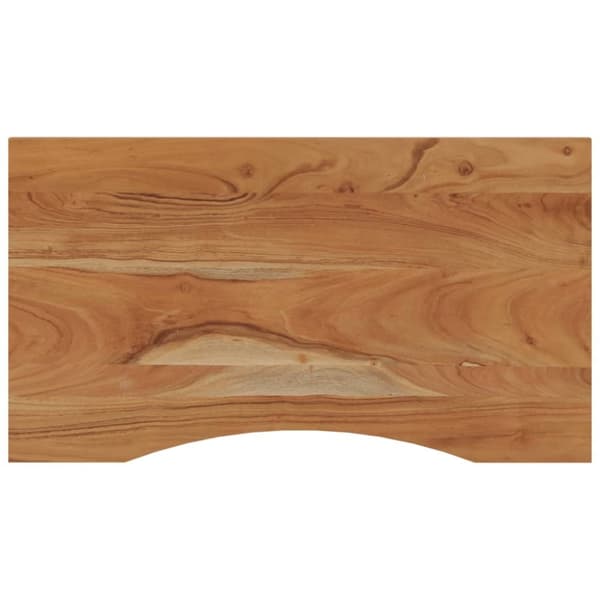 vidaXL Skrivebordsplate 100x50x2,5 cm rektangulær heltre akasie