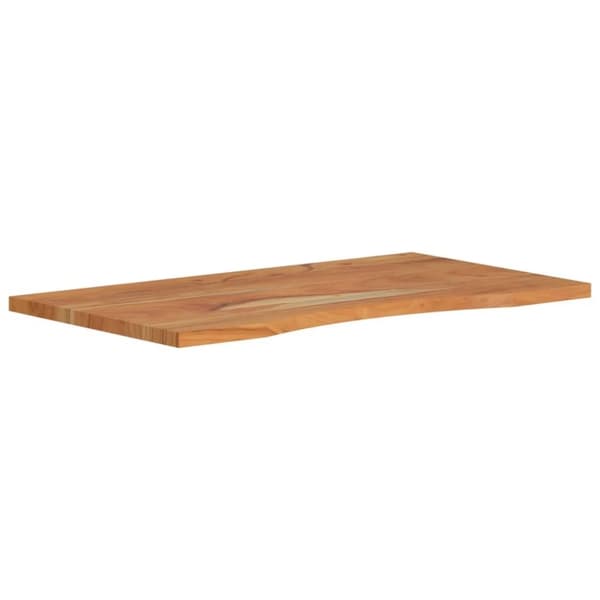 vidaXL Työpöydän pöytälevy 100x50x2,5 cm suorakaide täysi akasiapuu