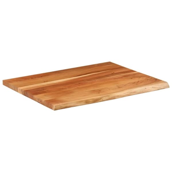 vidaXL skrivebordsplade 90x80x2,5 cm rektangulær massivt akacietræ