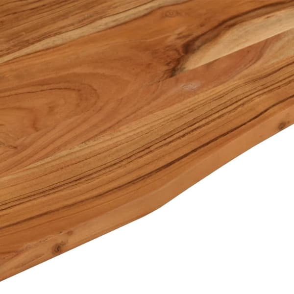 vidaXL Työpöydän pöytälevy 80x60x2,5 cm suorakaide täysi akasiapuu