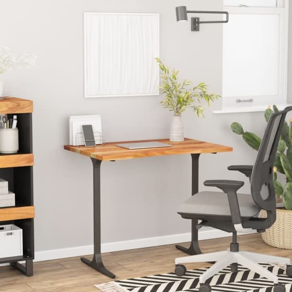 vidaXL Työpöydän pöytälevy 80x60x2,5 cm suorakaide täysi akasiapuu