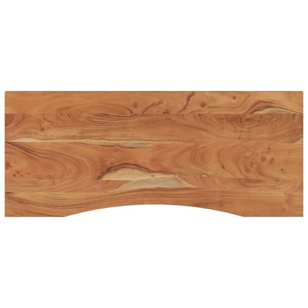 vidaXL Bordsskiva 120x50x2,5 cm rektangulär massiv akacia