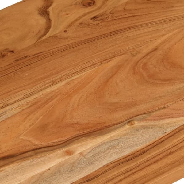 vidaXL Työpöydän pöytälevy 110x60x2,5 cm suorakaide täysi akasiapuu