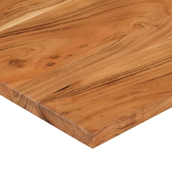 vidaXL Työpöydän pöytälevy 110x60x2,5 cm suorakaide täysi akasiapuu