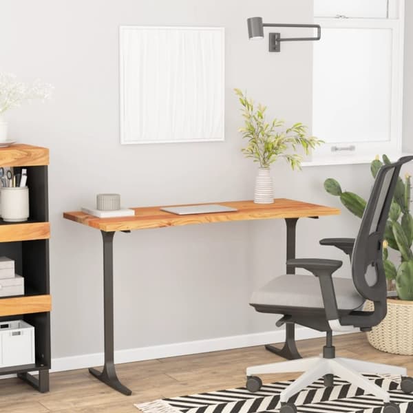 vidaXL Työpöydän pöytälevy 110x60x2,5 cm suorakaide täysi akasiapuu