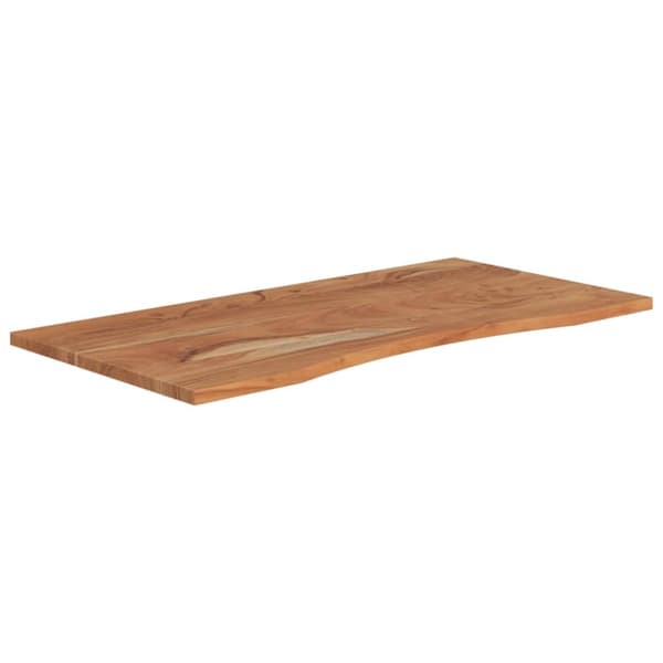vidaXL Työpöydän pöytälevy 110x60x2,5 cm suorakaide täysi akasiapuu