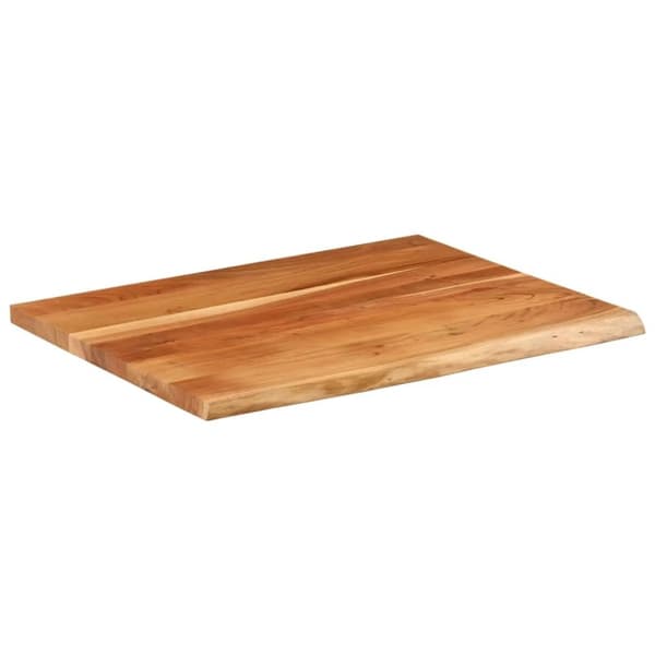 vidaXL skrivebordsplade 100x80x2,5 cm rektangulær massivt akacietræ