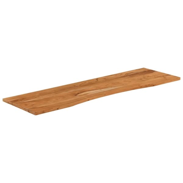 vidaXL skrivebordsplade 140x50x2,5 cm rektangulær massivt akacietræ