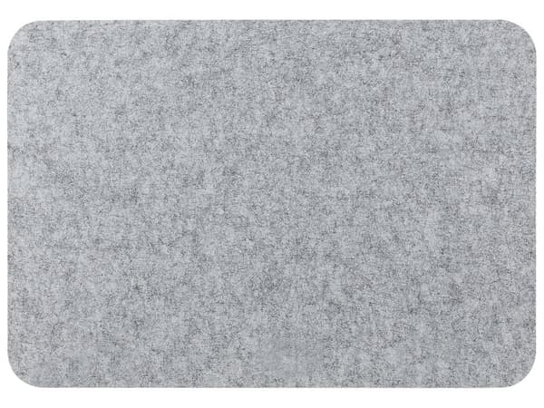 Työpöydän väliseinä vaaleanharmaa 72 x 50 cm polyesteri PET-muovi akustinen kiinnikkeet moderni