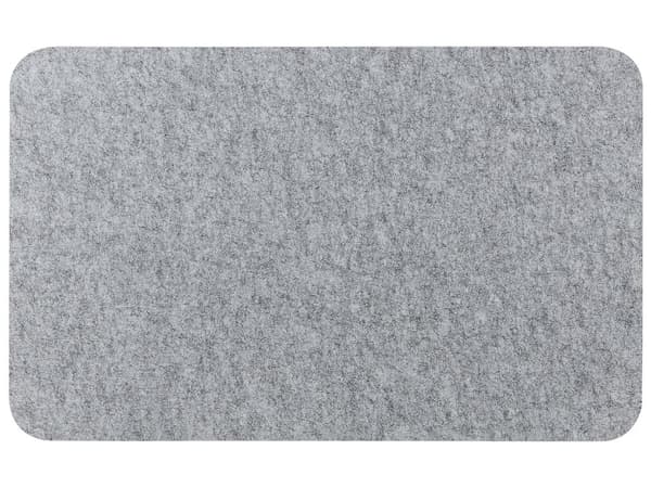 Työpöydän väliseinä vaaleanharmaa 80 x 50 cm polyesteri PET-muovi akustinen kiinnikkeet moderni