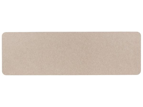 Skrivebordsskillevæg beige 160 x 50 cm polyester PET-plast akustikbeslag moderne