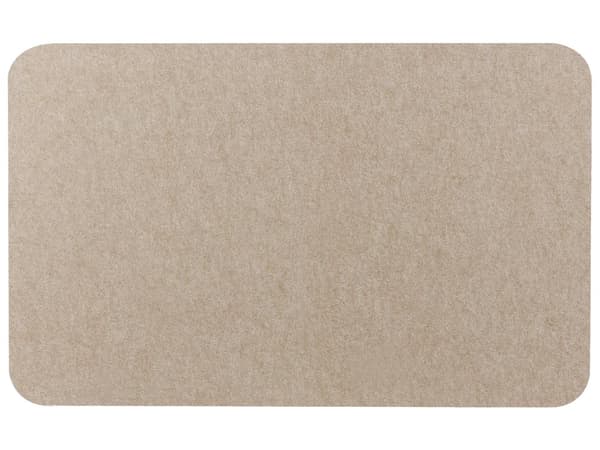 Bordsskärm Beige PET-skiva Tygöverdrag 80 x 50 cm Ljuddämpande Skärm Modulära Fästklämmor Hemmakontor