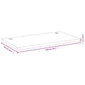 Miniatyrbillede 4 af 4: bordplade til skrivebord 100x60x4 cm bambus