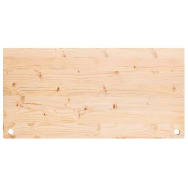 Pöytälevy 100x60x2,5 cm täysi mänty