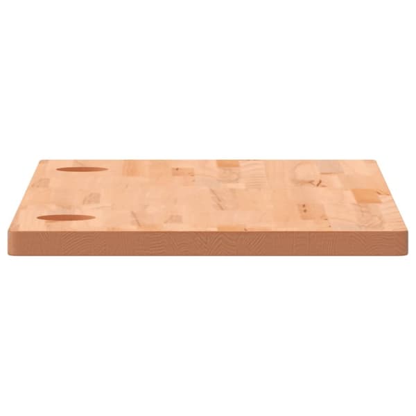 skrivebordsplade 100x50x2,5 cm massivt bøgetræ