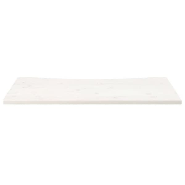 Skrivbordsskiva vit 100x60x2,5 cm massiv furu