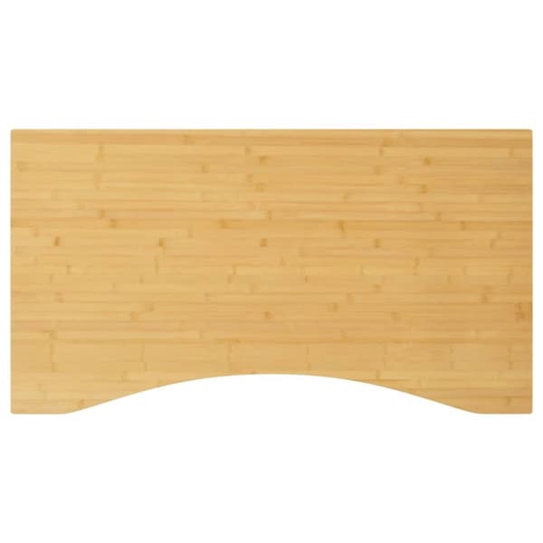 bordplade til skrivebord 100x60x4 cm bambus