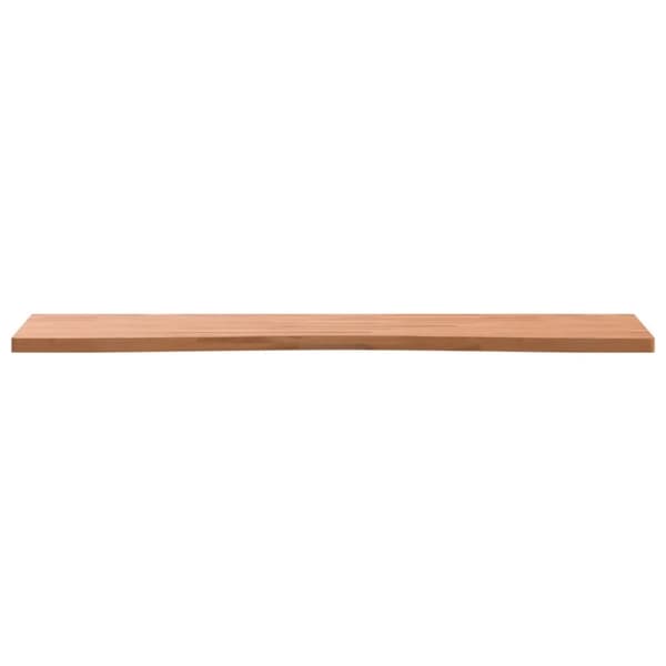skrivebordsplade 110x(50-55)x2,5 cm massivt bøgetræ