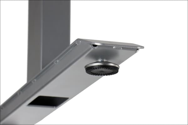 Skrivebord eller bordstel med elektrisk højdejustering UT04-2T/A aluminium