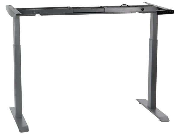Skrivebord eller bordstel med elektrisk højdejustering UT04-2T/A aluminium