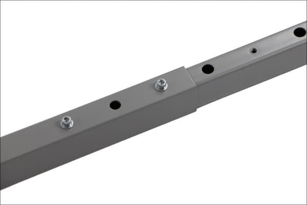 Skrivbords - eller bordsram med "O"-ben NY-131A/80 aluminium