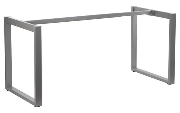 Skrivbords - eller bordsram med "O"-ben NY-131A/80 aluminium