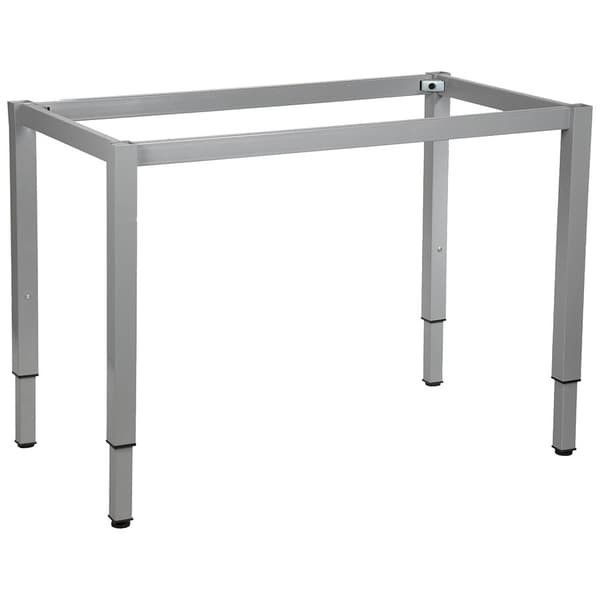 Stel skrivebord eller bordstel med rundt ben NY-A057/K, justerbar - 136x66 cm, aluminium