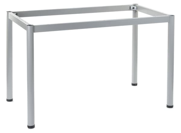 Ram skrivbord eller bordsram med runda ben NY-A057/176/O - 176x76 cm, aluminium