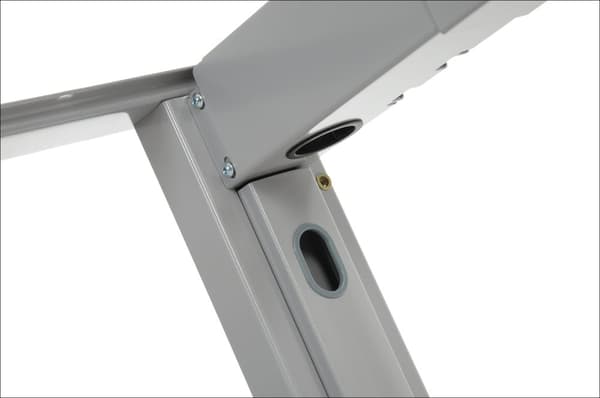 STT-01 bord- eller bordstel med udtrækbar bjælke - Aluminium