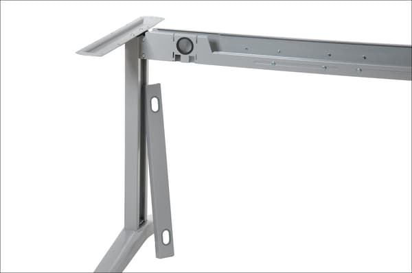 STT-01 bord- eller bordstel med udtrækbar bjælke - Aluminium