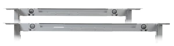 STT-01 bord- eller bordstel med udtrækbar bjælke - Aluminium