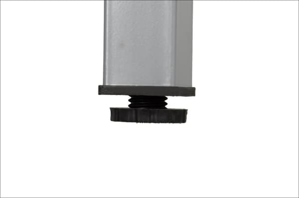 Stel skrivebord eller bordstel med rundt ben NY-A057/136/K - 136x76 cm, hvid