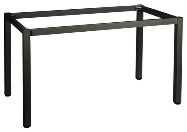 Ram skrivbord eller bordsram med runda ben NY-A057/136/K - 136x76 cm, svart