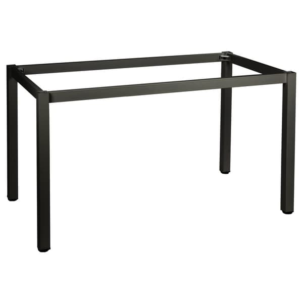 Ram skrivbord eller bordsram med runda ben NY-A057/136/K - 136x76 cm, svart