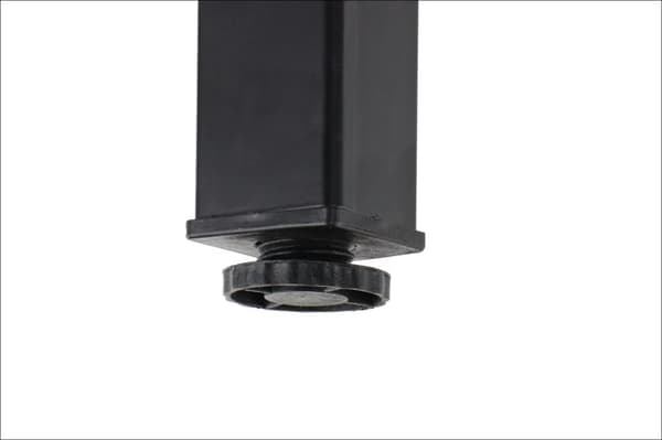 Stel skrivebord eller bordstel med rundt ben NY-A057/76/K - 76x76 cm, sort