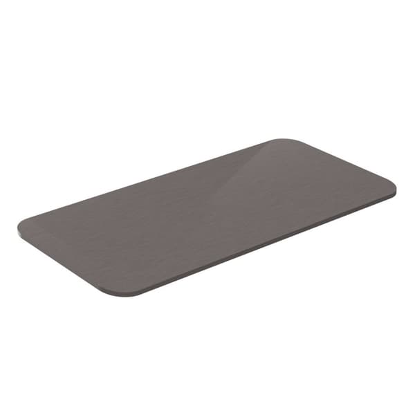 Universal bordplade 130x65x1,8cm Sølv titanium