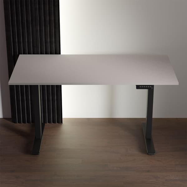Universal bordsskiva 158x80x1,8cm Titanium Silver
