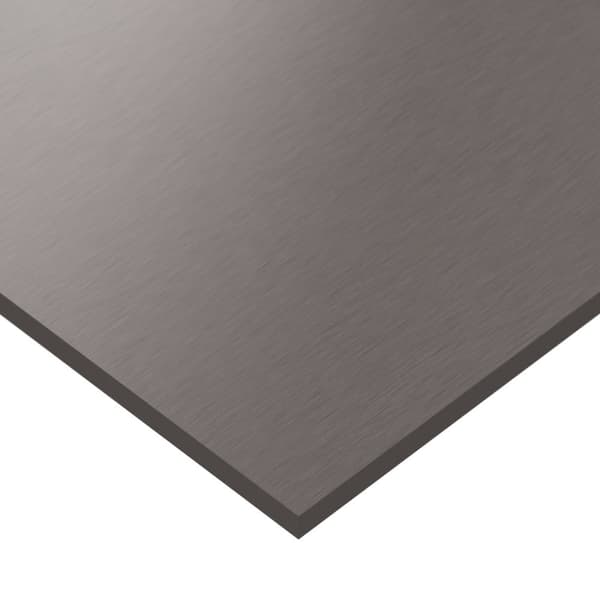 Universal bordsskiva 158x80x1,8cm Titanium Silver