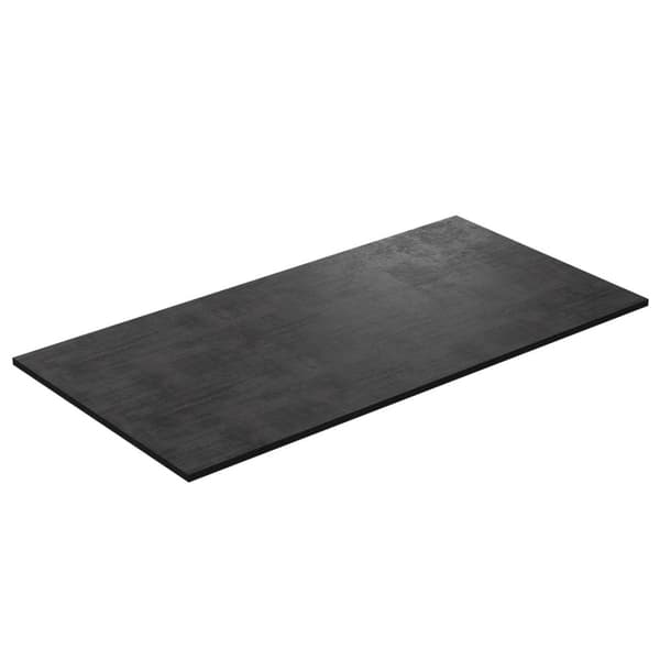 Universal bordplade 120x60x1,8cm Cascade Black