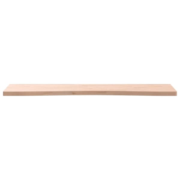 vidaXL skrivebordsplade 100x(55-60)x2,5 cm massivt bøgetræ -  Dele og tilbehør til skriveborde
